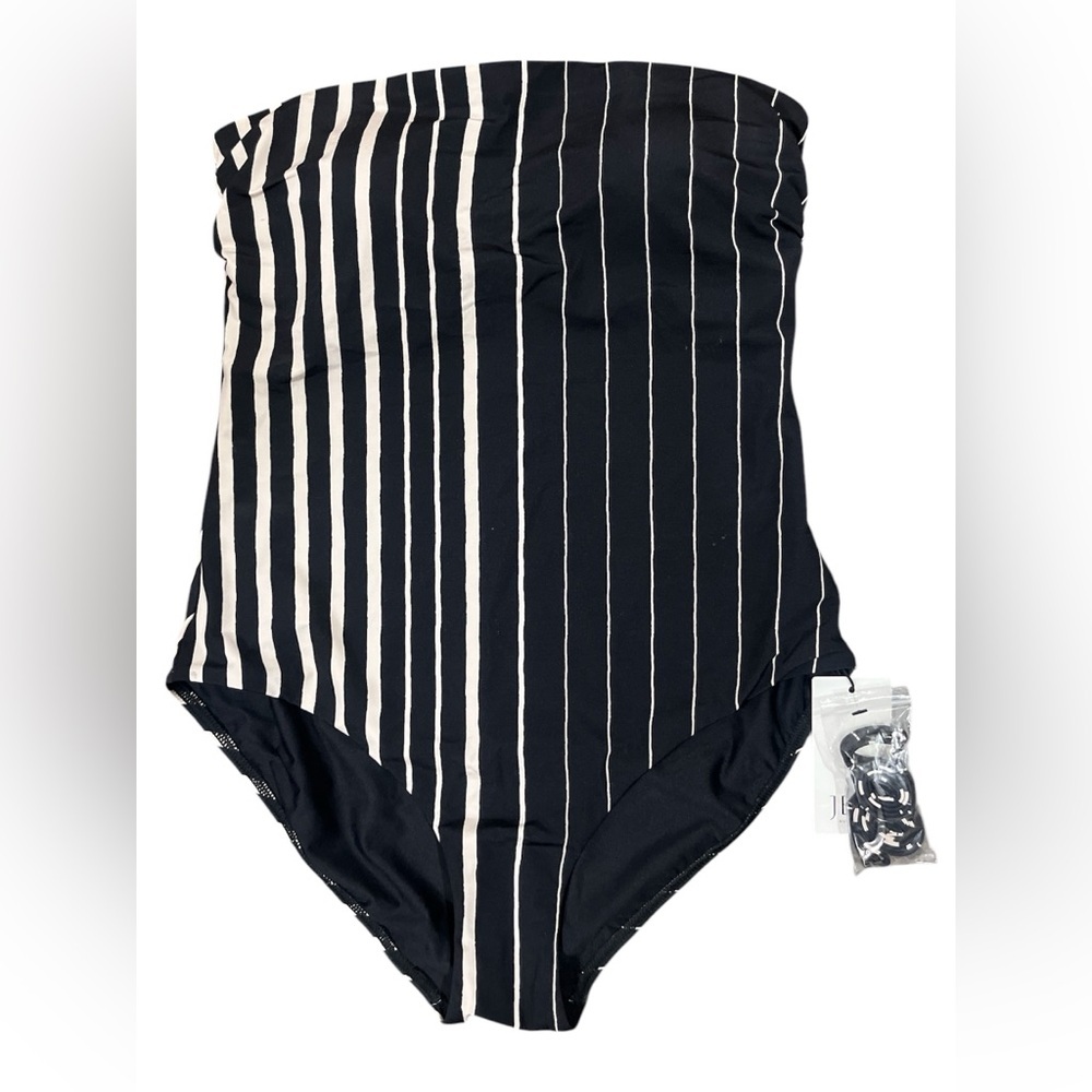 *NWT* JETS AUSTRALIA LUNAR STRIPE BANDEAU ONE-PIECE SWIMSUIT - Picture 5 of 5